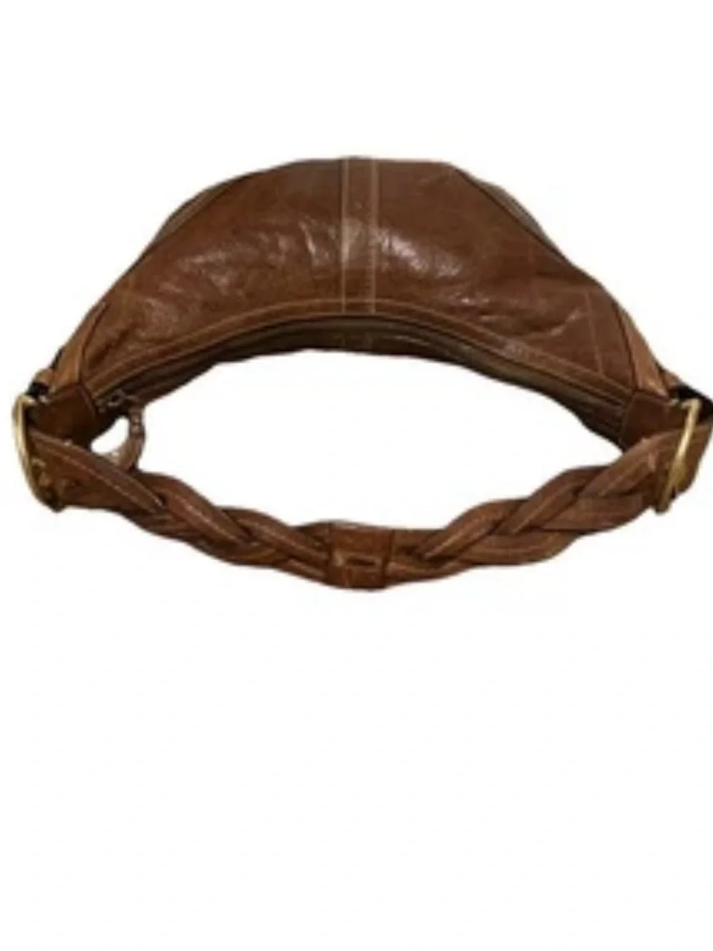 Coach Brown Leather Hobo Shoulder Bag - Picture 5 of 14